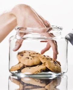 Cookie-Jar - caught with a hand in the cookie jar